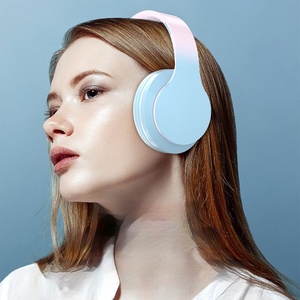 Magnifiques nouveaux écouteurs sans fil à gradient pour enfants, casque de jeu élégant pour les cours en ligne et le divertissement - Product Image 1