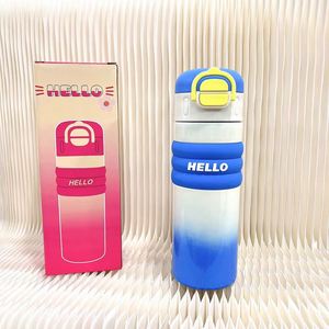 Custom Gift Logo 520Ml Creative Gradient Gradient Color Cup 316 Stainless Steel Flask Thermos Water <b>Bottle</b> - Product Image 2