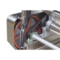 Machine à étaler la pâte industrielle automatique, rouleau à pâte électrique, presse à nouilles en acier inoxydable, machine à faire des pizzas, des pâtisseries, des tortillas et des pâtes