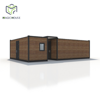 Maison mobile Airbnb de 20 pieds avec jardin d'hôtel Studio en bois maison en conteneur