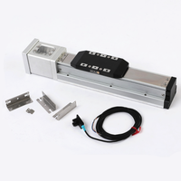 Modul Robot Sumbu Tunggal GTH5 GTH50 dengan Meja Geser Terintegrasi, Rel Pemandu Gerak Linear, Aktuator Sekrup Bola, Cocok untuk Motor AC