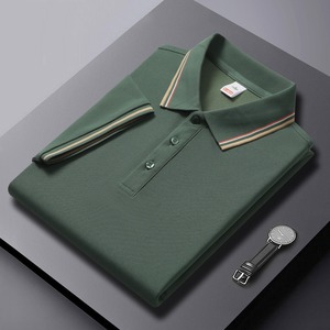 <span class=keywords><strong>T</strong></span>-shirt d'é<span class=keywords><strong>t</strong></span>é à manches courtes pour homme, personnalisable avec logo OEM et ODM, style décontracté pour papa, polo d'affaires - Product Image 2