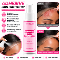 Spray protecteur de peau pour perruque en dentelle, adhésif pour extensions capillaires, protection du cuir chevelu sensible, séchage rapide, barrière invisible, brume protectrice
