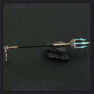Venta caliente <span class=keywords><strong>Poseidon</strong></span>'s Weapon Trident Quality Metal Crafts Anime Game Accessories TikTok's Popular Key Chain Swords - Product Image 6