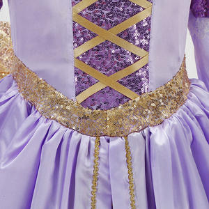 Nouveau 2024 Halloween filles <span class=keywords><strong>raiponce</strong></span> princesse robes Cosplay filles princesse enfants fête d'anniversaire Costumes tenues 10-14 ans - Product Image 4