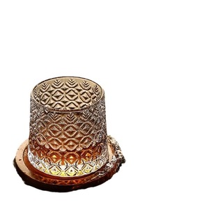 Verre à whisky cylindrique rotatif, design moderne et minimaliste, <span class=keywords><strong>sans</strong></span> poignée, <span class=keywords><strong>sans</strong></span> couvercle, plateau, protection de l'environnement, usage domestique - Product Image 5
