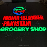 Fabricante personalizado pared 3D logo Sign Led Business Signs Shop Name Channel Letter Board Designs para Store Office Company