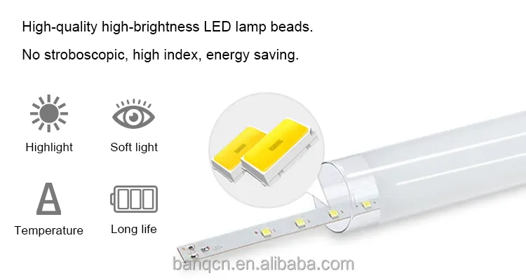 Banqcn 4FT LED T8 Tipo A + B Lâmpada Tubo Lastro Bypass,18W = 40W, Primeiro Grau qualidade T8 tubo luz