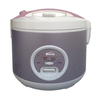 Cuisinière à riz multifonction en acier inoxydable AMD avec minuterie mécanique, cuve antiadhésive, design portable, cuisson rapide, écologique