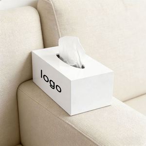 Factory Direct Customizable Free Design Matte White <b>Card</b> Tissue <b>Box</b> Durable Ideal for Brand Promotional Packaging - Product Image 1