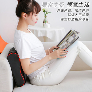 Neck Massage Pillow Black 30x23x13cm Heat Therapy For Neck Shoulder Relief With Remote Control - Product Image 2