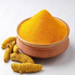 Poudre de curcuma jaune organique Premium 100% poudre de curcuma naturelle couleur jaune vif riche en poudre d'extrait de vitamines - Product Image 1