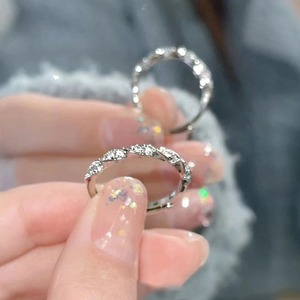 Advanced Sense Simple Luxury Fashion Rings Mujer Ins con Love River Design Estilo clásico Acero inoxidable con chapado en oro - Product Image 2