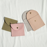8x8cm luxe microfibre bijoux sacs emballage pour boucles d'oreilles collier daim enveloppe rabat bouton bijoux pochette petit sac en cristal