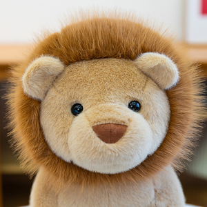 Peluche de León Cachorro Realista Personalizado - Muñeco de Peluche Realista, Lindo León de Simulación para Colección - Product Image 4