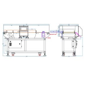Gıda sınıfı tünel <span class=keywords><strong>Metal</strong></span> dedektörü - Product Image 3