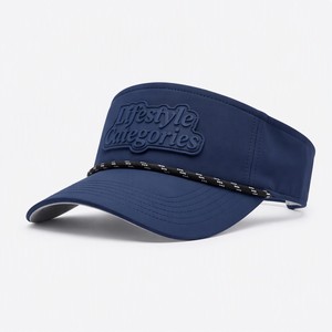 Casquette de golf imperméable avec visière personnalisée en vinyle, logo sur mesure, fabricant de visières de performance - Product Image 1
