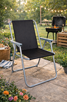 Chaise pliante d'extérieur légère en métal pour camping, patio, plage et barbecue en plein air – Vente en gros