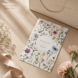 Set di Biglietti di Ringraziamento con Fiori Selvatici ad Acquerello, Design Assortiti con Bordi Floreali per Cartoleria Personalizzata di Gratitudine - Product Image 5