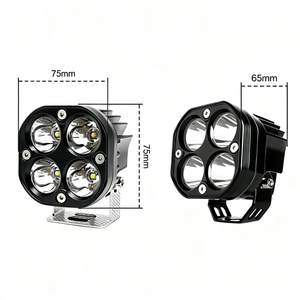 Luz LED Ajustable de 3 Pulgadas, Tipo Pod, con Haz de Luz Concentrada y Difusa, Antiniebla, para Conducción, Venta al por Mayor, Impermeable, Lámpara de Trabajo 4x4 para Remolques, Barcos y Carretillas Elevadoras - Product Image 6
