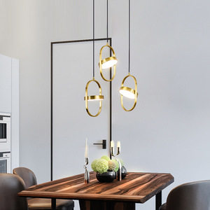 Post moderno <span class=keywords><strong>occhio</strong></span> magico piccolo lampadario design nordico angolo creativo del soggiorno può ruotare lampade a sospensione comodino in oro LED - Product Image 3