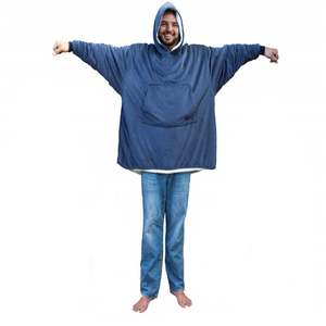 Caldo di Grandi Dimensioni Sherpa Coperta <span class=keywords><strong>Con</strong></span> Cappuccio <span class=keywords><strong>Felpa</strong></span> - Product Image 3