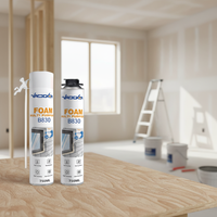 Vente flash : Mousse expansive en polyuréthane PU de 750 ml, mousse liquide en polyuréthane, mousse de fixation pour cadre de fenêtre, porte, paquet