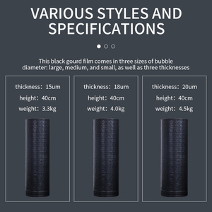 Đen bầu phim bong bóng phim Inflator thể hiện bao bì đệm bao bì lớn bong bóng nhỏ bong bóng đệm điền gói - Product Image 5