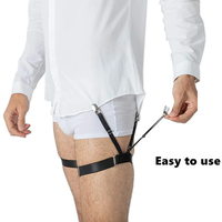 Chemise reste jarretelles ceinture réglable élastique porte-chemise bretelles garder rentré dans antidérapant Tuckers jambe bretelles pour hommes femmes