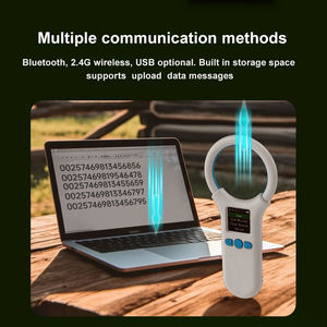 Считыватель микрочипов для животных 134,2 кГц W91A, новый считыватель ушных бирок, считыватель <span class=keywords><strong>RFID</strong></span>-меток для собак/скота - Product Image 1