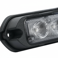 Feux de signalisation d'urgence ultra-minces à double couleur T3 avec 3 LED, montage en surface, clignotants pour la sécurité des véhicules