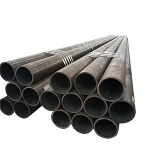 China factory supplier ASTM A36 A106 A192 Q255 Q275 sae 1010 4mm Carbon Steel Pipe for Pipeline Construction