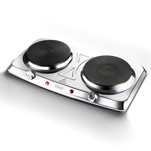 RAF 1000w 2 Réchaud Électrique Plaque Chauffante Double Brûleur Plaque Chauffante <span class=keywords><strong>Mini</strong></span> Réchaud Électrique Portable Double Cuisson Réchaud Électrique Infrarouge - Product Image 2
