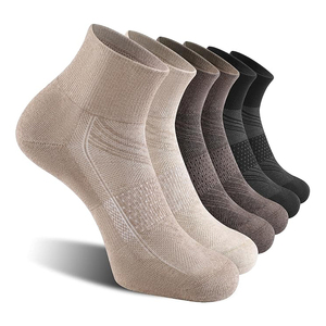 Fabbrica diretta in esecuzione atletica ammortizzata senza cuciture calze traspirante supporto all'ingrosso per il basket ciclismo sport - Product Image 4