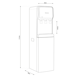 Mát thẩm thấu ngược cột ướp lạnh nước quả-3 cách - Product Image 2