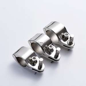 316 Edelstahl Bimini-Oberfläche Hinge Schienenhalterungs-Fitting Zubehör Yacht Schiff Kiefer-Rutschclip - Product Image 5