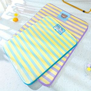 Pet Cooling <b>Mats</b> for <b>Cats</b> & Dogs Soft Breathable Anti-Slip Washable Super Large Size Cloth & Plastic Material Cooling Beds - Product Image 6