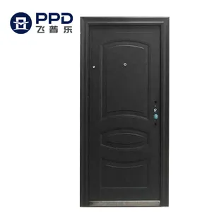 2020 Latest Design China Supplier Turkey Style Steel Door Low Price Wrought Iron Door Designs Cheap Exterior Luxury Steel Door