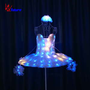 Falda brillante con luz LED para niña de alta calidad, <span class=keywords><strong>minifalda</strong></span> de Ballet, ropa Led, disfraces de actuación <span class=keywords><strong>en</strong></span> escenario - Product Image 6