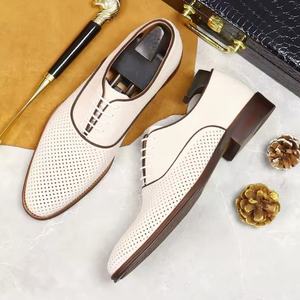 Mocasines Oxford para Hombre, Zapatos de Cuero con Punta Cerrada, Cierre con Cordones, Diseño Transpirable, Estilo Británico, Formal de Negocios, Casual, para Todas las Temporadas - Product Image 3