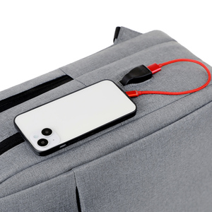 Factory Wholesale Unisex School Laptop <b>Backpack</b> USB Waterproof Oxford Zipper Closure Customize Logo for Teens Travel Leisure - Product Image 5