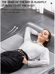 Modern opvouwbaar lichtgewicht massagebed met rugleuning, draagbaar voor thuis, buiten, kantoor, ziekenhuis en thuiszorg. - Product Image 5