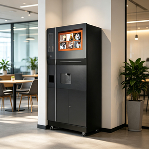 Máquina Expendedora de Café Helado Automatizada las 24 Horas, 40 Opciones de Bebidas, Ventas Remotas, Seguimiento de Datos de Ganancias, Pantalla Táctil Wifi - Product Image 1