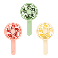 Mini ventilateur portatif 2 en 1 avec cordon de poignet 90 °   Pliable, pliable sur le côté, rechargeable, 3 vitesses, vert, rose, jaune, cadeau