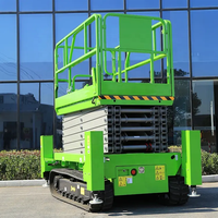Plataforma Elevadora de Tijera Hidráulica Manual de 500 kg a 2000 kg con Certificación CE, Plataforma Móvil para Elevación de Mercancías en Almacenes