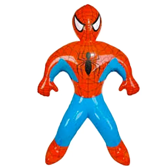 Juguete inflable de PVC duradero para niños, spiderman, dibujos animados, 100cm, Vinilo Suave, película caliente, personajes de dibujos animados