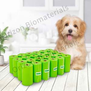 Custom Logo Eco-Friendly Compostable Dog Poop Bags Biodegradable PBAT <b>PLA</b> Corn Starch Plastic Fruit Scent Disposable - Product Image 2