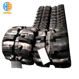 300x52.5x82W cingoli in gomma per apparecchiature Mini escavatore Caterpillar 302.7DCR - Product Image 6