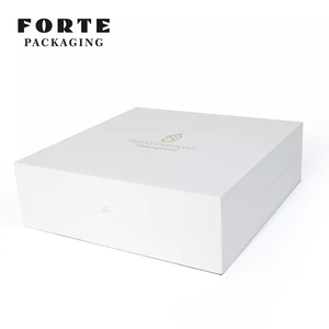 FORTE Flip Cover Jewelry <b>Box</b> New Design With Hot Stamping Logo for Rings <b>Earrings</b> Necklaces Bracelets Pendant Packaging <b>Gift</b> <b>Box</b> - Product Image 5