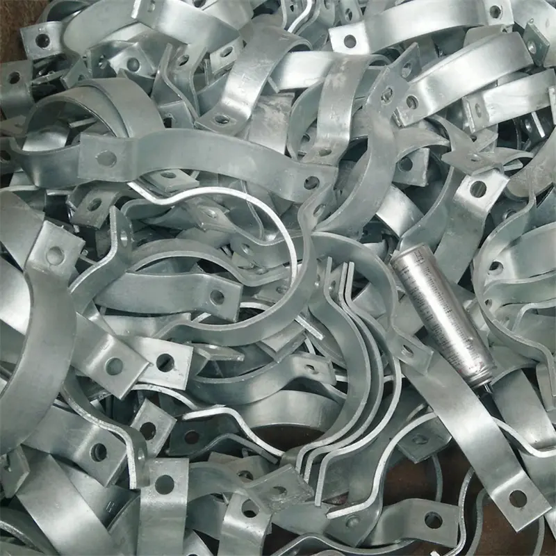 Custom Hot Dip Galvanized Adjustable Pole Band/Pole Clamp For Overhead Power Line Accessories